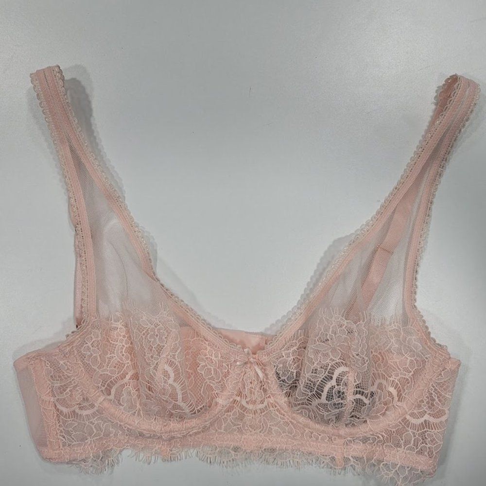 VS Dream Angels Unlined Full-coverage Plunge Bra - Picture 6 of 9